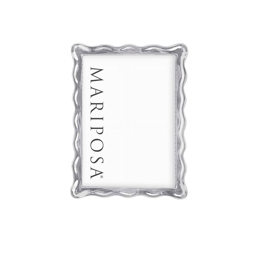 MARIPOSA Wavy 5x7 Frame, Silver | Amazon (US)