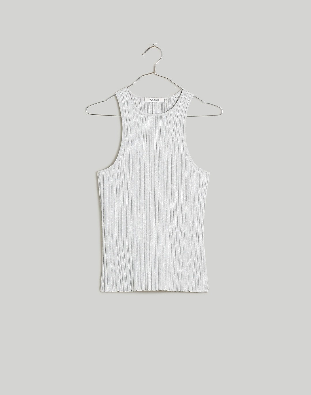 The Signature Shimmer Knit Cutaway Sweater Tank | Madewell