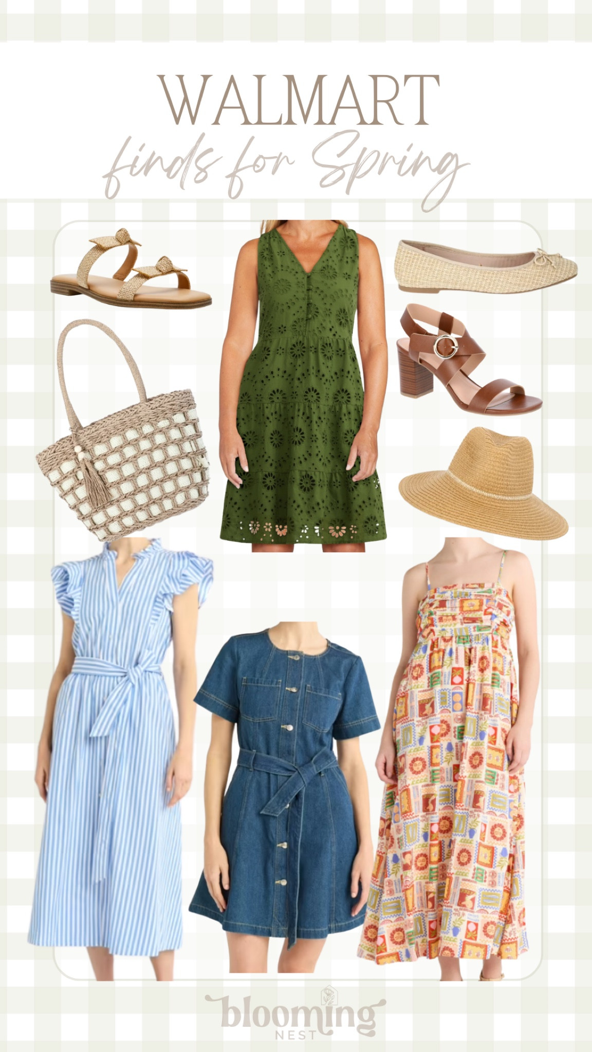 New for Spring at Walmart! 

THEBLOOMINGNEST spring summer dresses hat beach bag sandals sun hat

#LTKSeasonal #LTKShoeCrush #LTKStyleTip