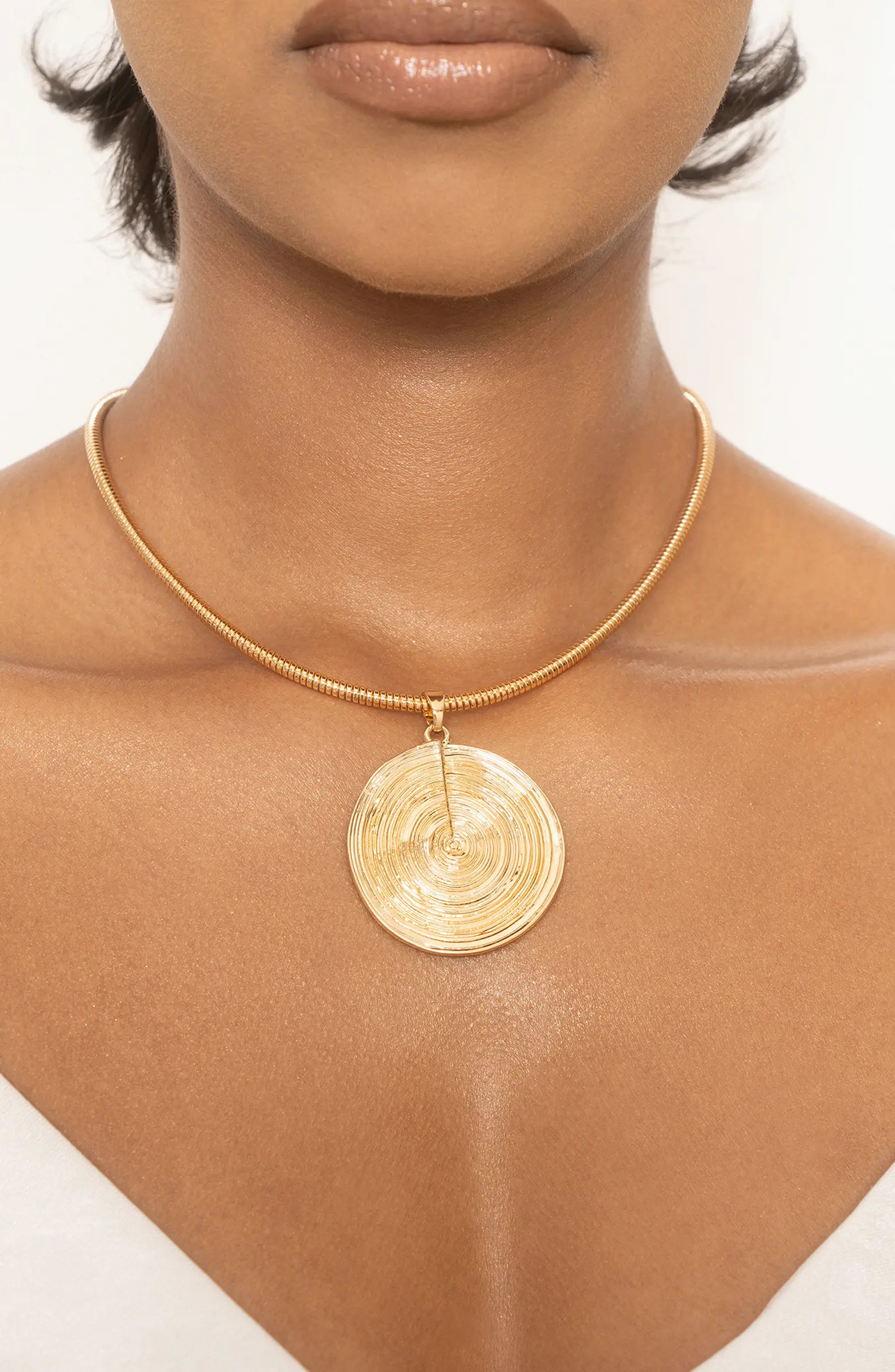 Disc Pendant Necklace | Nordstrom