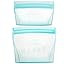 Reusable food container silicone bag, Full Set 6, 2 Cups, 2 Dishes, 2 Bags Zip Containers Storage... | Amazon (US)