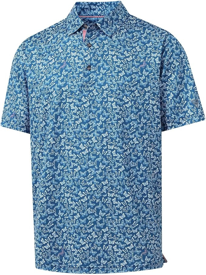 M MAELREG Boys Polo Shirt Short Sleeve Performance Dry Fit Stretch Funny Print Active Casual Coll... | Amazon (US)