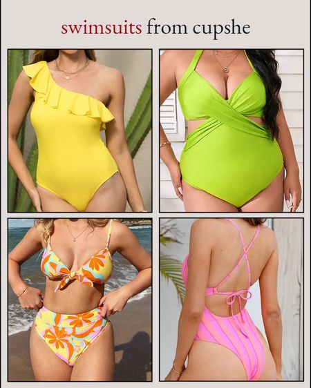 swimsuits from cupshe

#LTKcurves #LTKunder50 #LTKswim