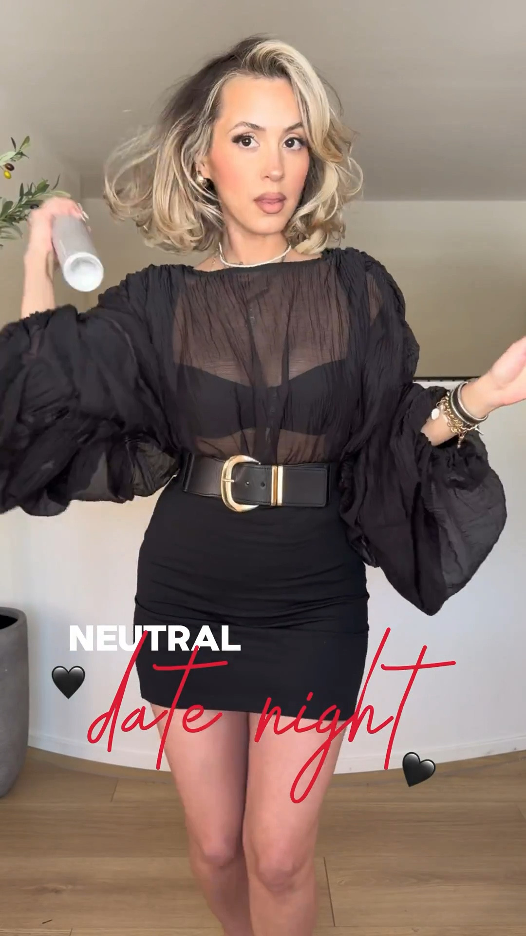 Neutral mostly black date night  🖤🖤💋

✔️Wearing small in everything my loves! 
✔️Wearing XS in dress from Dynamite
✔️The exact cropped brown belted jacket is from dynamite clothing, and it’s no longer available online so I linked very similar options! The one I have under exact items from Amazon, is actually really nice quality go ahead and check out the reviews. 
✔️ the long pinstripe skirt actually is part of a set and it comes with a matching cropped vest, which is also super cute!! 

#LTKootd #LTKPetite #LTKgrwm