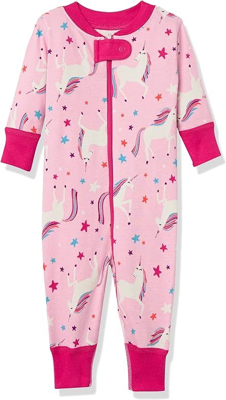Moon and Back by Hanna Andersson Baby Girls' one-Piece Organic Cotton Footless Pajamas | Amazon (US)