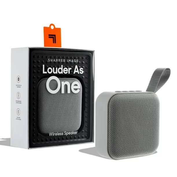 Sharper Image Louder as One 3 Inch Wireless Speaker - Grey - Walmart.com | Walmart (US)