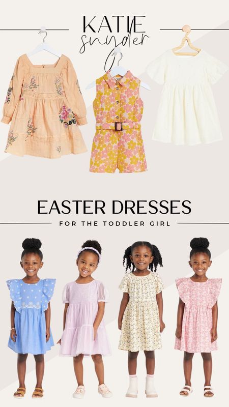 Toddler Girl Easter Dresses 

#LTKunder50 #LTKkids