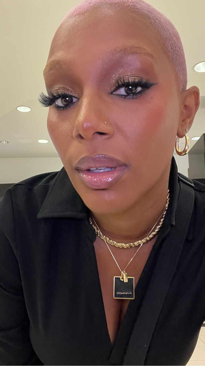 The perfect angel lipstick - A classic Kim K favorite 
Chestnut lip pencil 
Angel lipstick 
Snobbish lip glass air 

#LTKBeauty