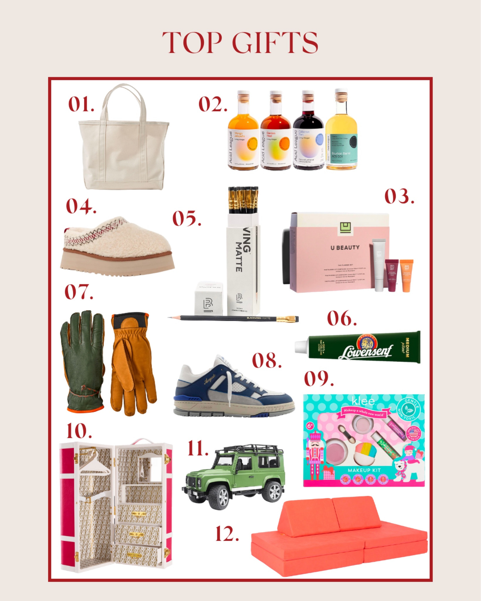 My top gifts for the holiday season. 

#LTKGiftGuide #LTKSeasonal #LTKHoliday