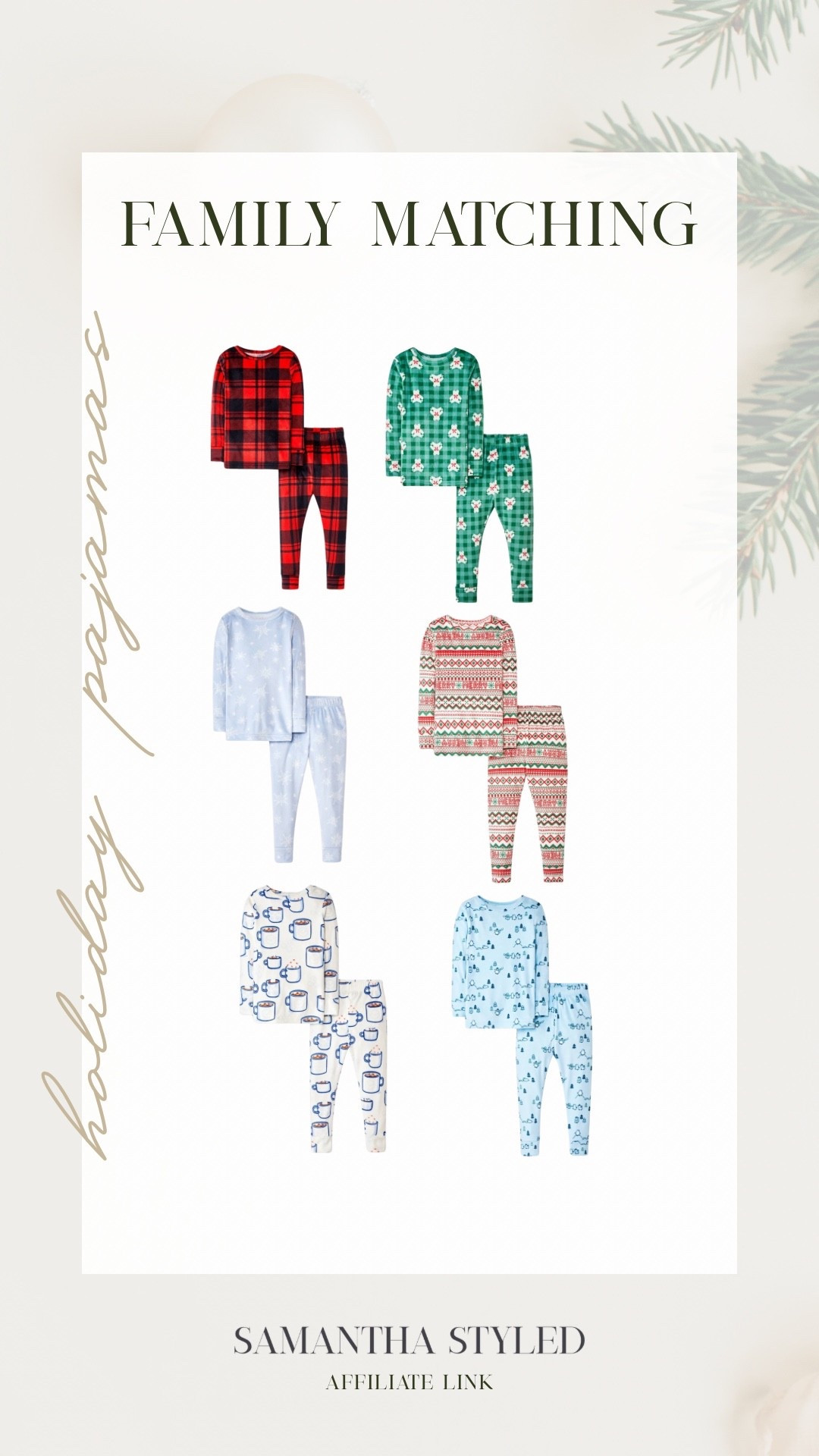 Holiday Matching Pajamas 🧑🏼‍🎄 

#LTKSeasonal #LTKFamily #LTKKids