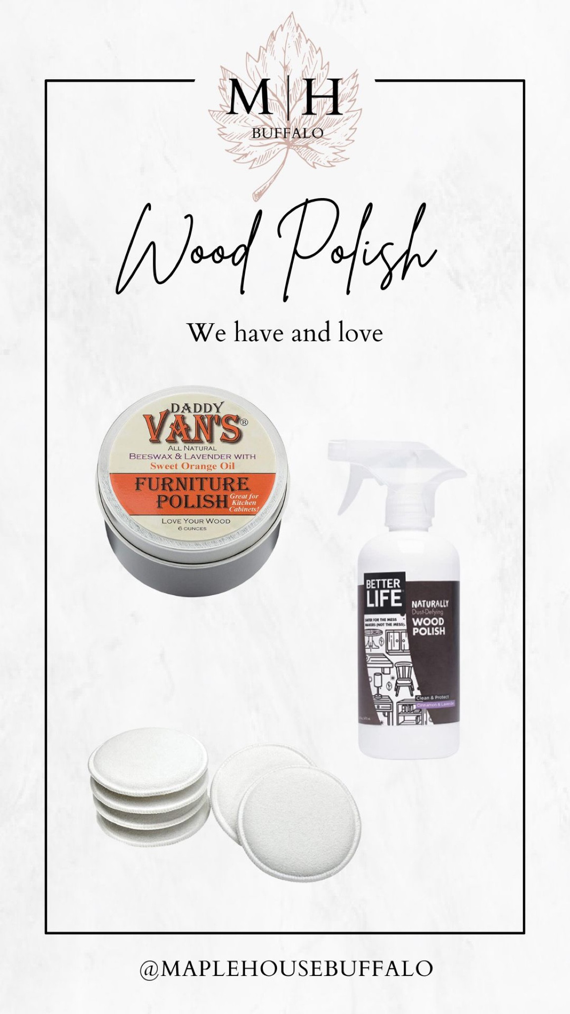 Wood polish we have and love - I use this on any and all of my wood furniture! It got nail polish off of my grandmother’s vanity table without damaging the wood whatsoever. It also smells great - I highly recommend!

#LTKFind #LTKhome #LTKunder50
