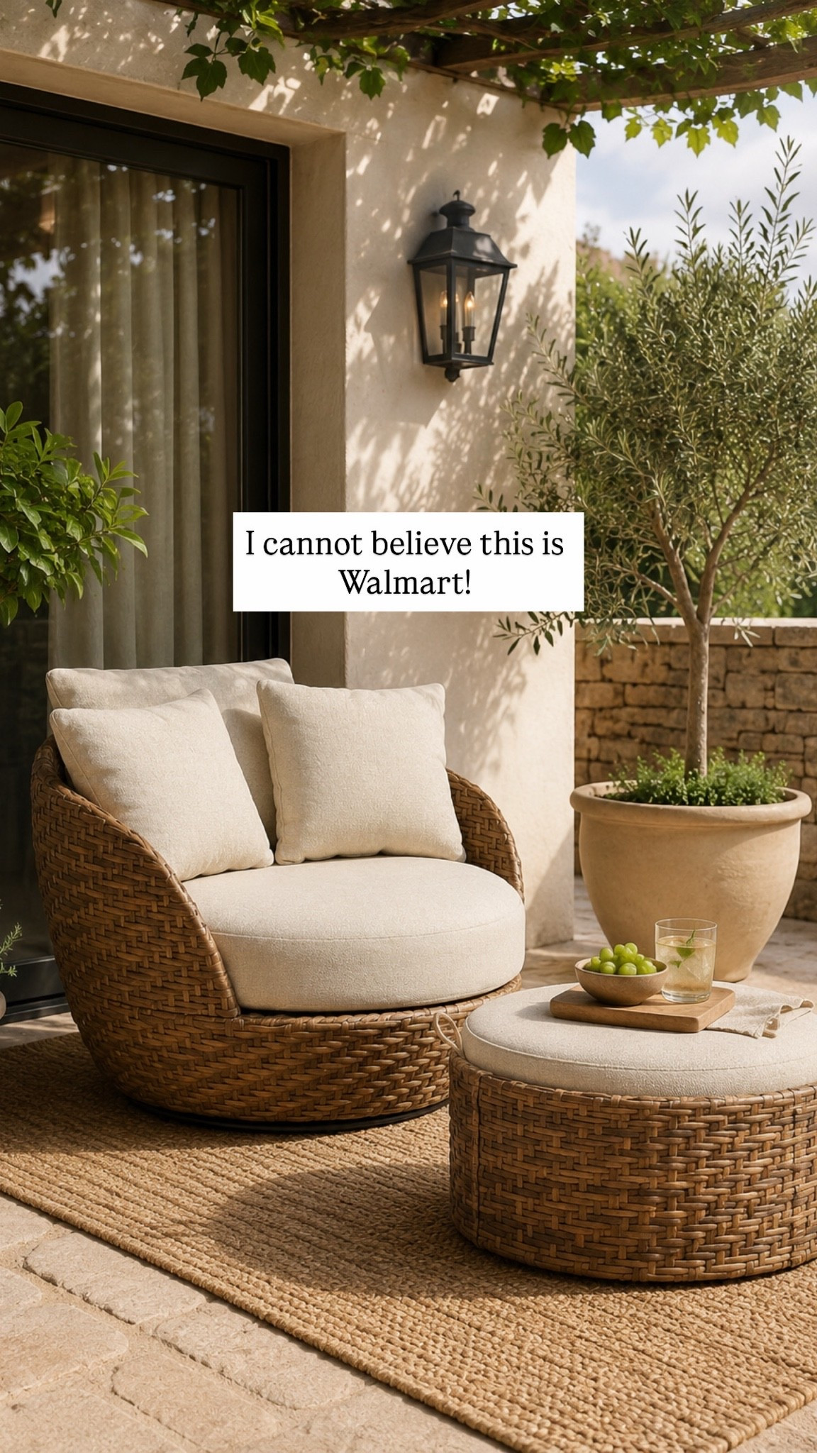 Cannot believe this outdoor swivel chair is from Walmart. I sat in it and it is so comfortable,  also comes in a dark green color. It’s already low in stock. Grab it while you can!

#LTKSeasonal #LTKSaleAlert #LTKHome