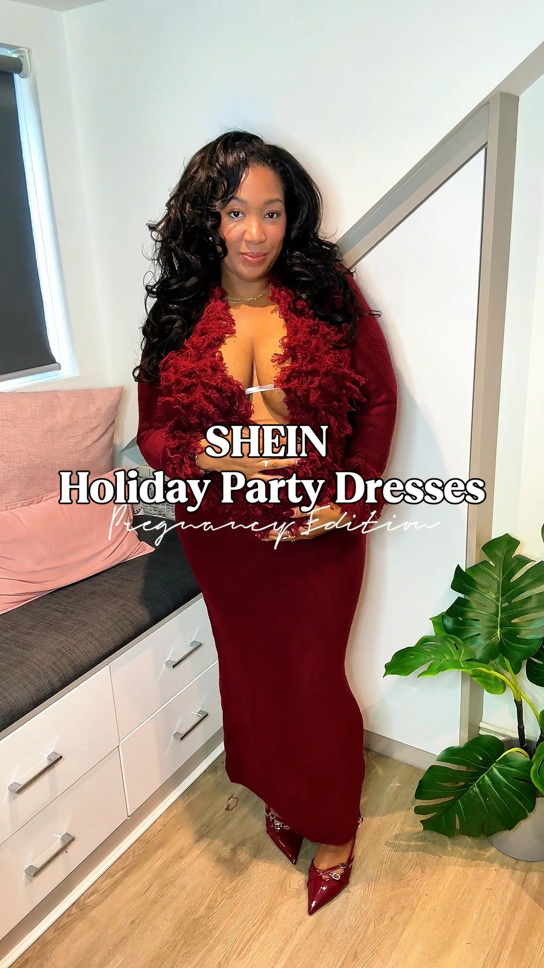 Holiday party season is here 🎄✨ and I rounded up the prettiest SHEIN holiday party dresses pregnancy-friendly and bump-approved! From luxe textures to rich winter reds, these dresses are perfect for Christmas parties, date nights, and maternity events.

If you’re searching for affordable maternity holiday outfits, bump-friendly occasion dresses, or just something that hugs the body in the right places… girl, these SHEIN looks did not disappoint 🤎
All dresses are linked + tagged!

#SHEINHoliday #HolidayPartyDresses #PregnancyStyle #BumpFriendlyLooks #MaternityFashion #SHEINFashion

#LTKPlusSize #LTKBump #LTKHoliday