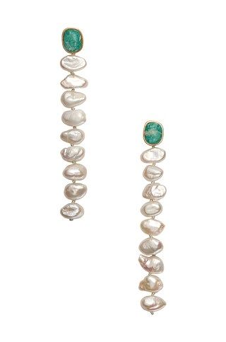 Lizzie Fortunato Paloma Earrings in White from Revolve.com | Revolve Clothing (Global)