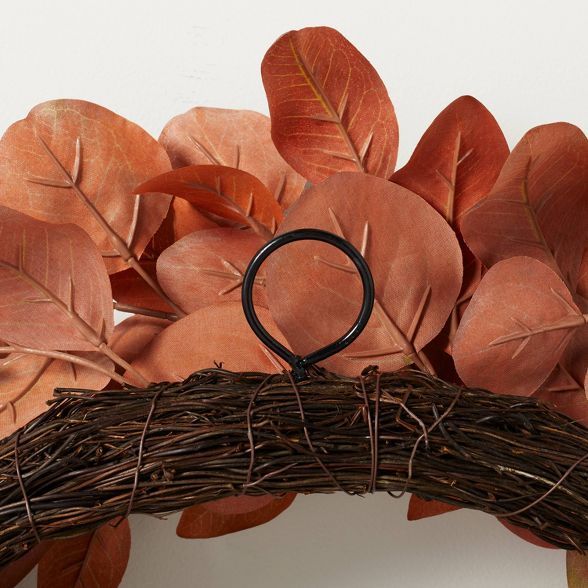 Faux Rusted Eucalyptus Plant Wreath - Hearth & Hand™ with Magnolia | Target