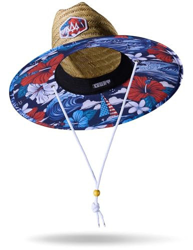 Straw Hat for Men & Women | Lifeguard Hat, Beach Hat & Sun Hat | UPF 50+ Wide Brim for Sun Protection | One Size | Hemlock | Amazon (US)