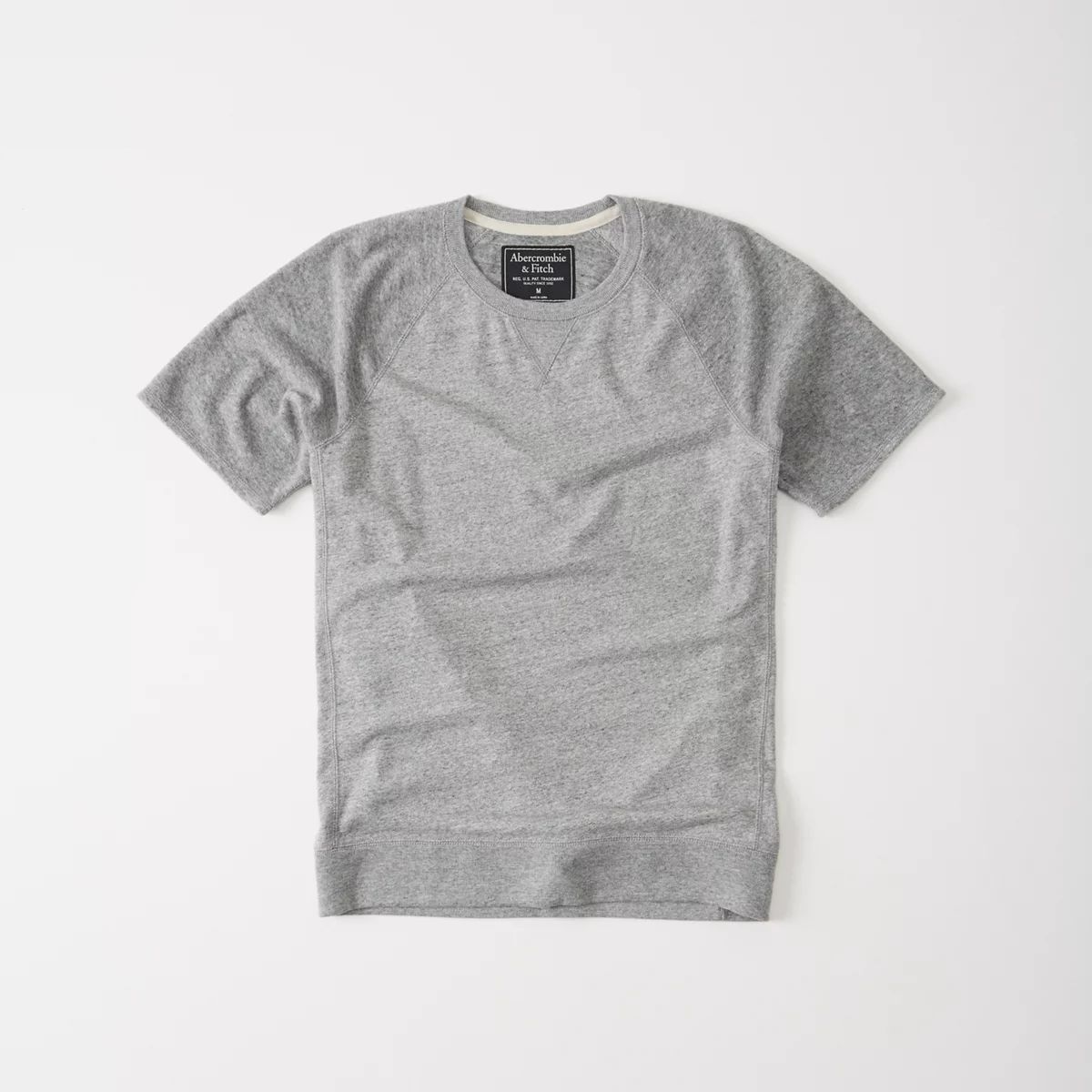 Short Sleeve Crew Fleece | Abercrombie & Fitch US & UK