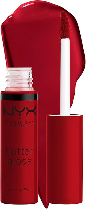 NYX PROFESSIONAL MAKEUP Butter Gloss, Non-Sticky Lip Gloss - Rocky Road (Wine) | Amazon (US)