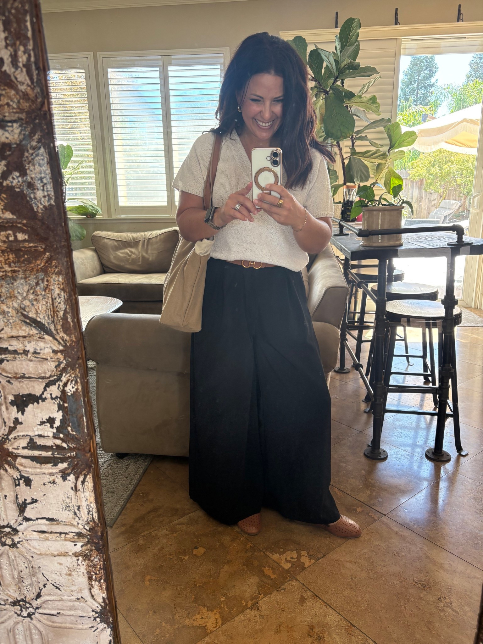 Happy Monday! Teacher friends, I think I may have found my new favorite cute and comfy shoes for teaching. I will do a separate post, but these felt great and are super cute. I also ordered them in black. Best part is they are under $35! My classic preppy workwear office outfit is mostly from Amazon. My wide leg trousers are petite friendly and literally feel like pajamas! I’m wearing a small short in them. 

#LTKWorkwear #LTKPetite #LTKOver40