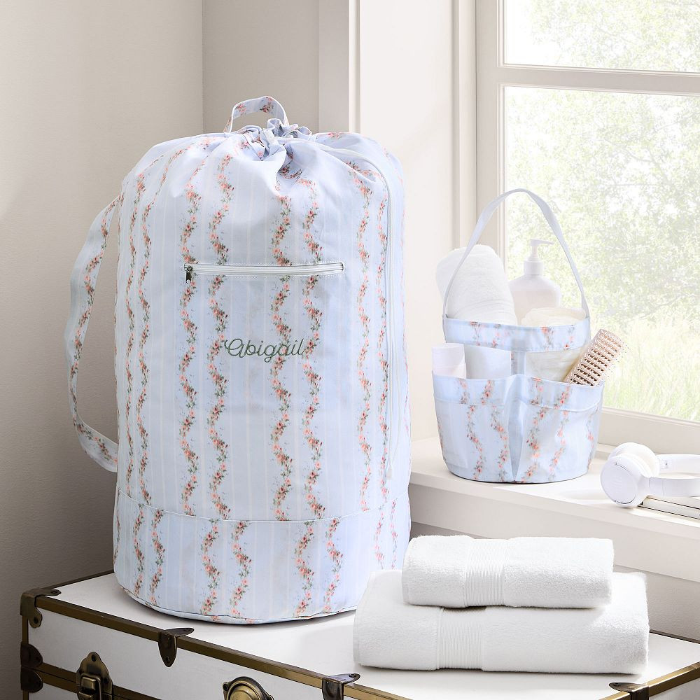 LoveShackFancy Sun Terrace Shower Caddy &amp; Laundry Bag Set | Pottery Barn Teen