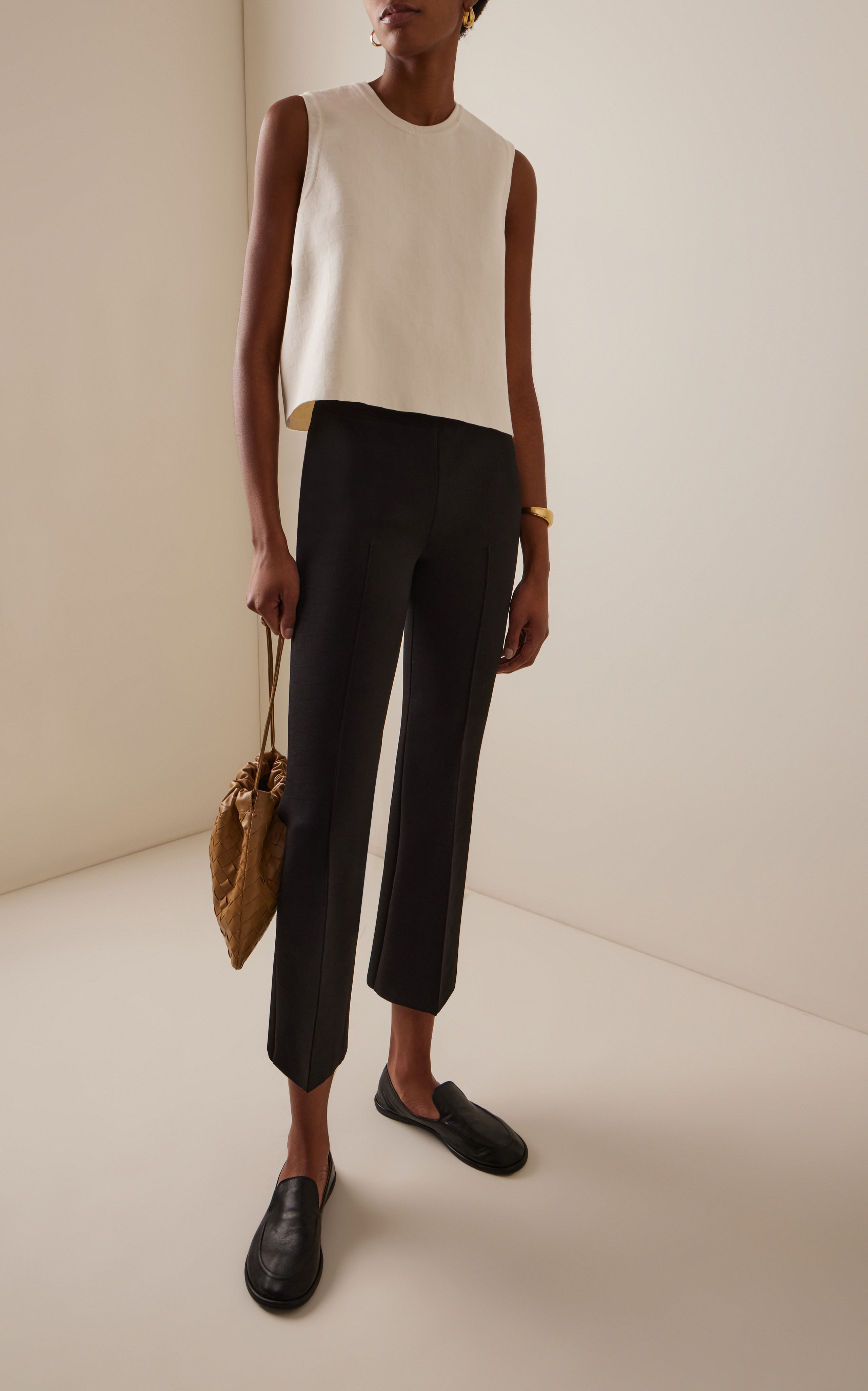 NSFW Kick Checked-Jacquard Cropped Pants | Moda Operandi (Global)