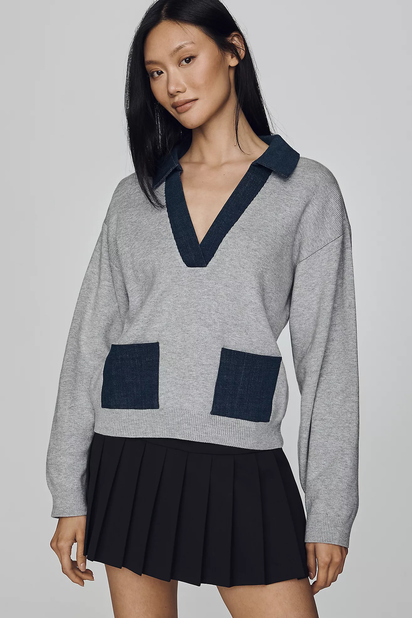 Maeve Collared Pullover Sweater | Anthropologie (US)