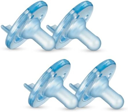 Philips AVENT Soothie Pacifier, Blue, 0-3 Months, 4 Pack, SCF190/43 | Amazon (US)