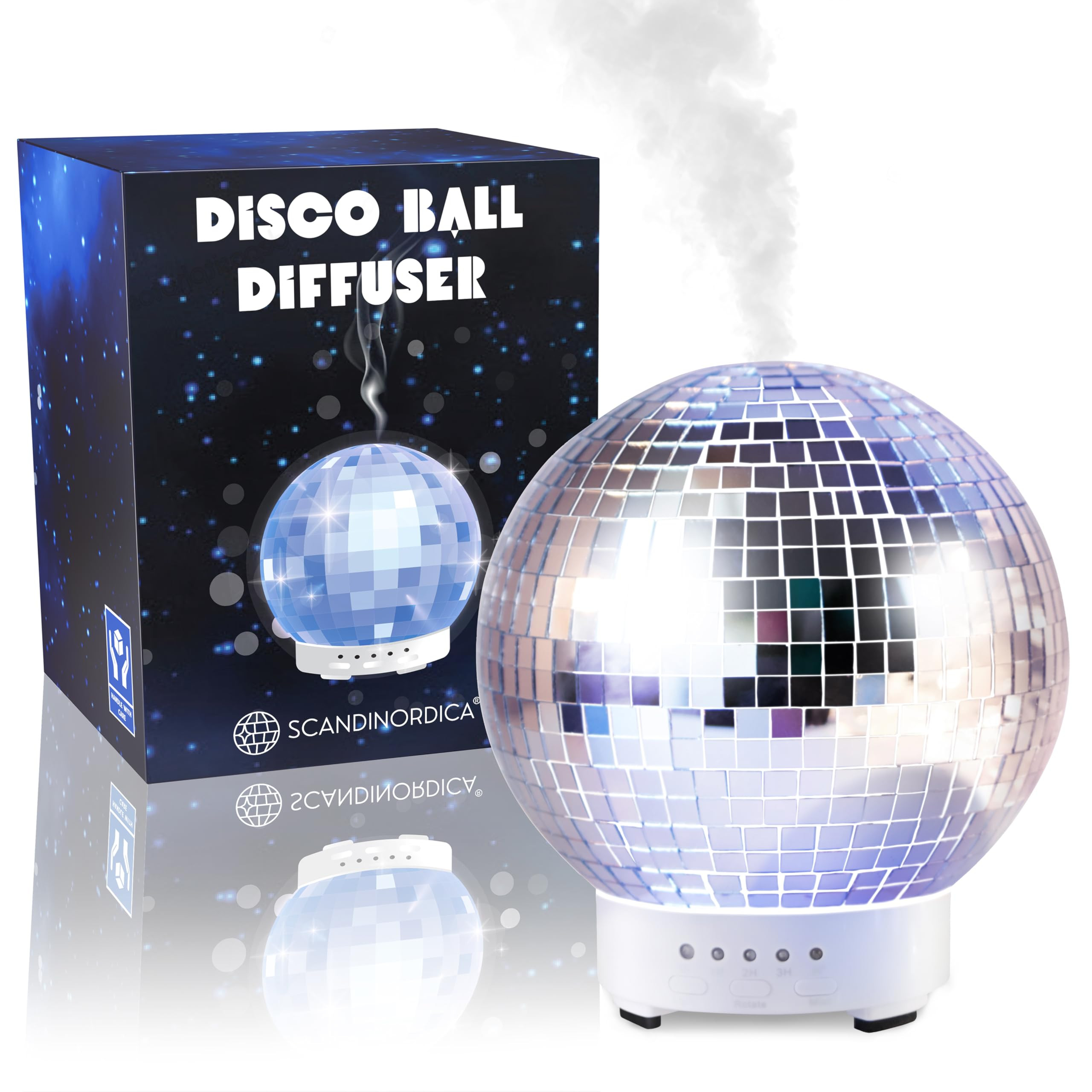 SCANDINORDICA Disco Ball Diffuser - Original Rotating Disco Essential Oil Diffuser with Whisper Q... | Amazon (US)