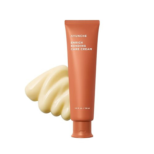 AYUNCHE Enrich Bonding Leave-In Cream 5.0 fl oz – K-Beauty Bond Repair, Heat Protection up to 392°F, Split Ends & Frizz Control for Fine, Dry, Damaged Hair, Glass Hair | Amazon (US)