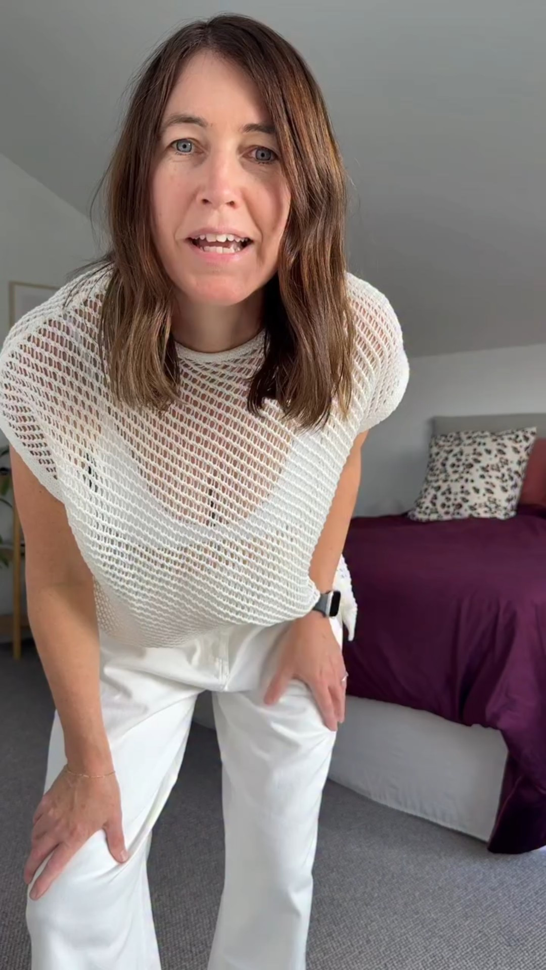 @feathersboutique try-on time 🤍

Told you this set was going to be a vibe, and it did not disappoint! The white wide-leg denim fits like a dream and the crochet top is even better on. Light, airy and so chic for the warmer weather.

I can already see these two becoming summer staples… together and as separates. Endless outfit options incoming!

Top S/M
Jeans XS
Bralette M

Save this for summer outfit inspo ✨

Kindly gifted

#crochettop #fashionover40 

#LTKaustralia #LTKjeans #LTKsummer