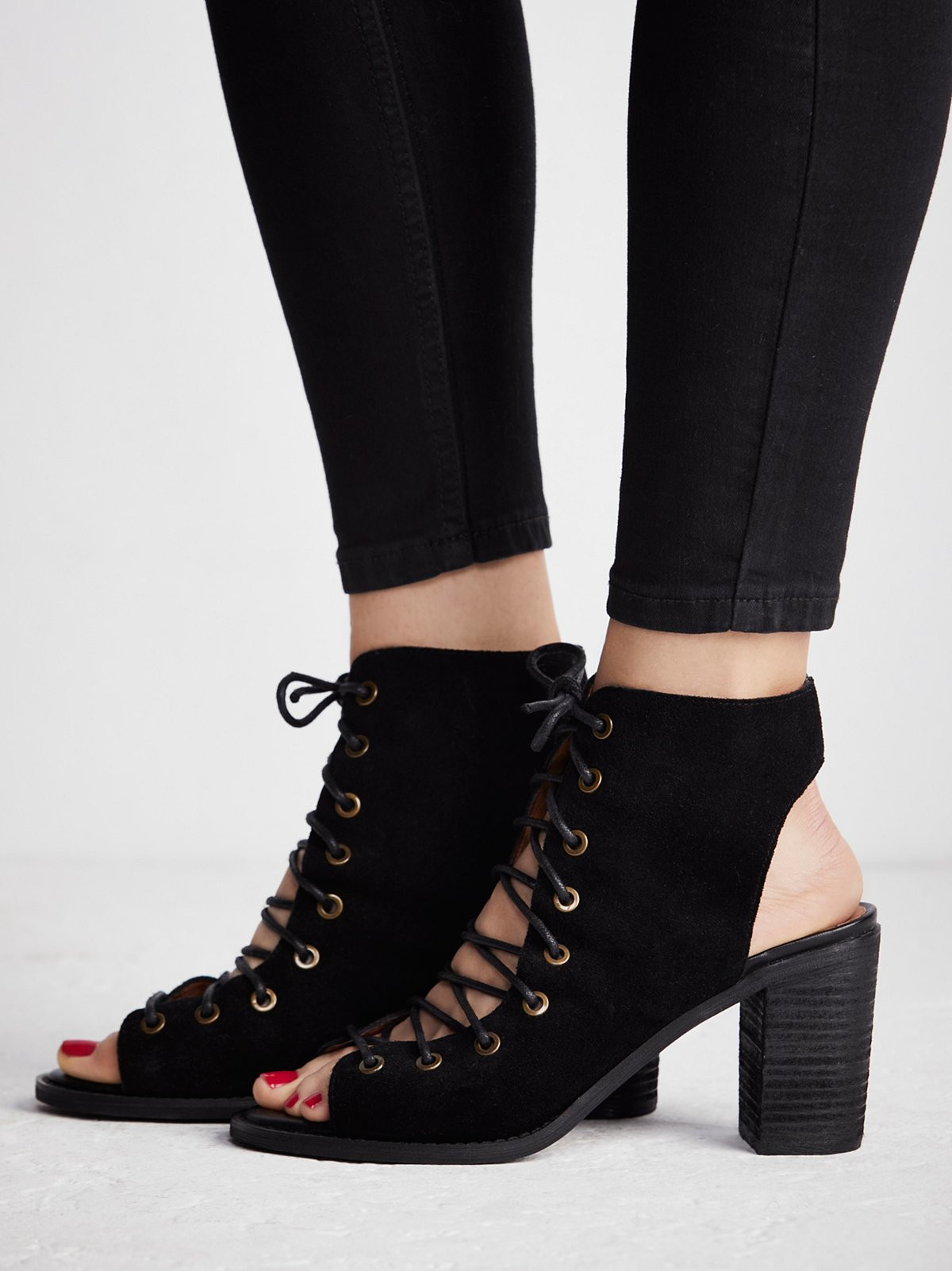 Minimal Lace Up Heel | Free People