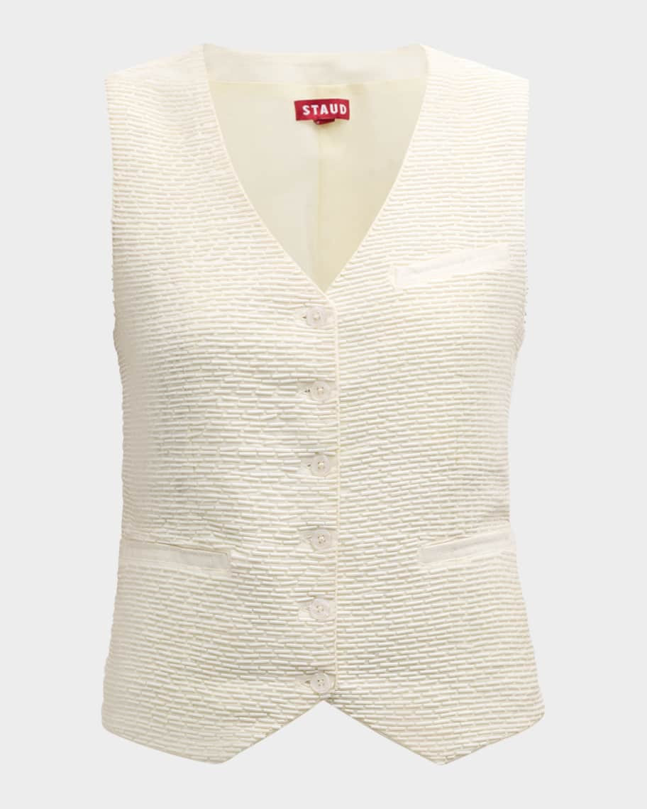 STAUD Brett Suiting Vest | Neiman Marcus