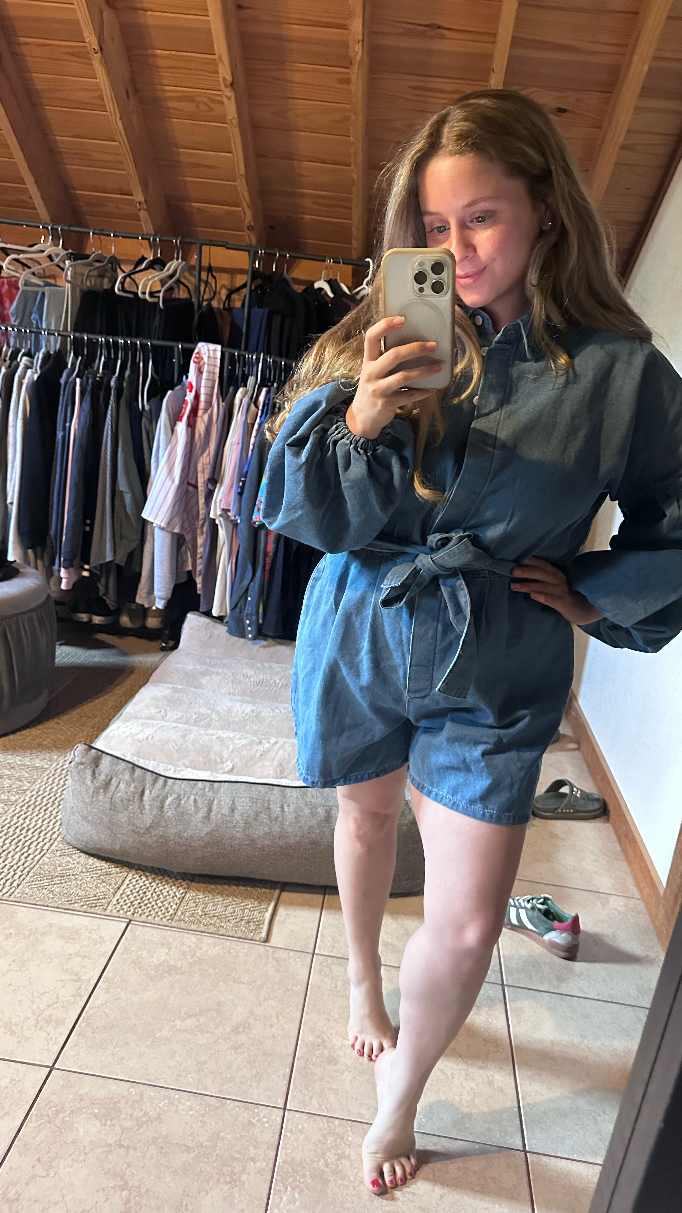 Dinner date denim romper 🤍

#LTKFindsUnder50 #LTKStyleTip #LTKSummerEdit