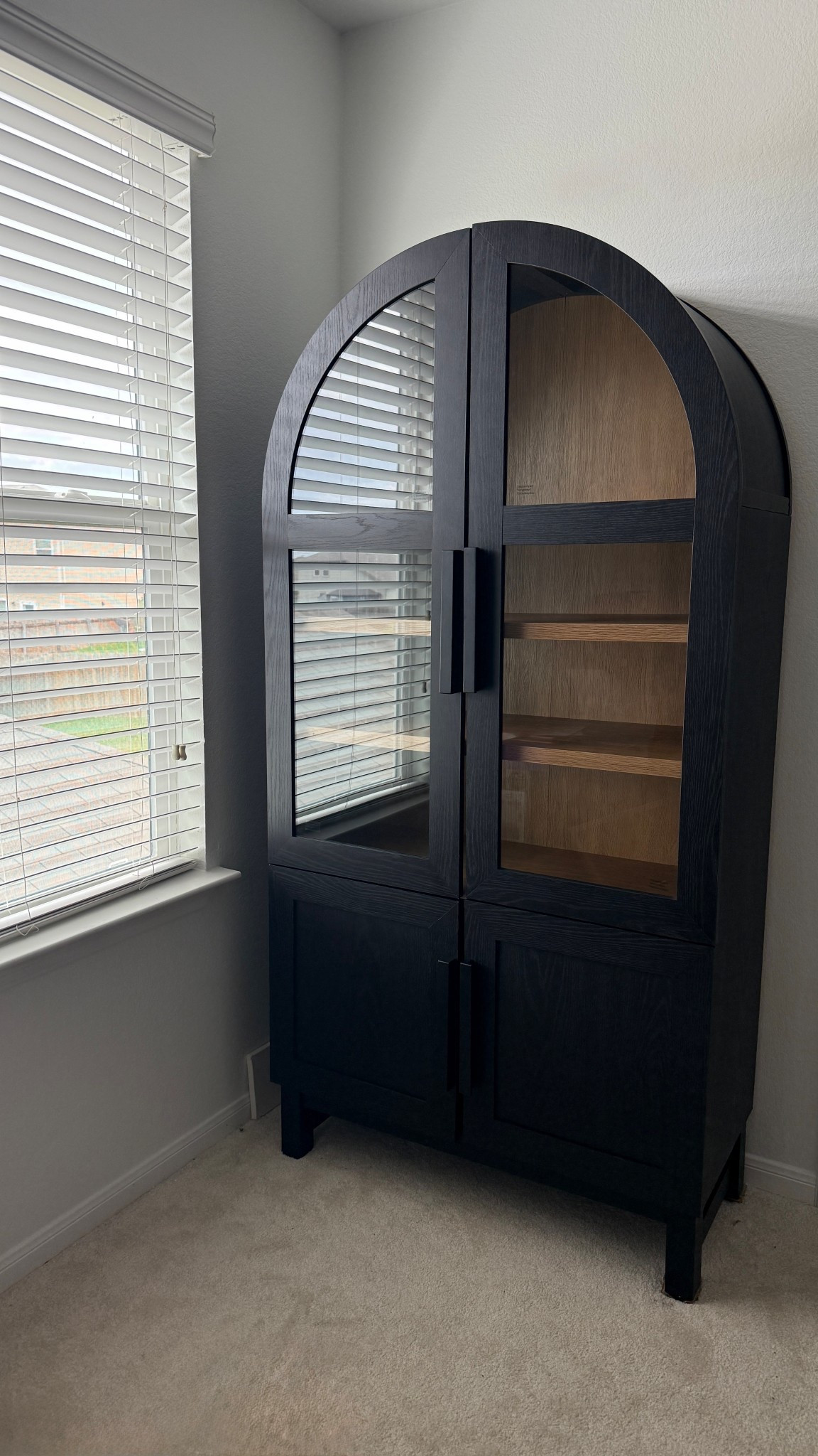 Bought this black arched cabinet for our room and it is so aesthetic! Will use this as a cabinet fr my PR packages  

#LTKHome #LTKdayinmylife #LTKMothersDay