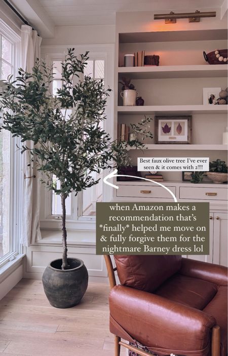 Best faux olive tree I’ve found! Comes with 2 on Amazon  

#LTKGiftGuide #LTKhome #LTKstyletip