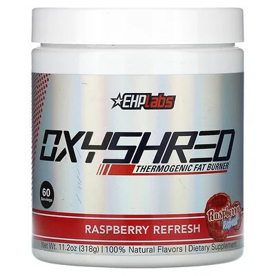 EHPlabs, OxyShred, Thermogenic Fat Burner, Raspberry Refresh, 11.2 oz (318 g) | iHerb