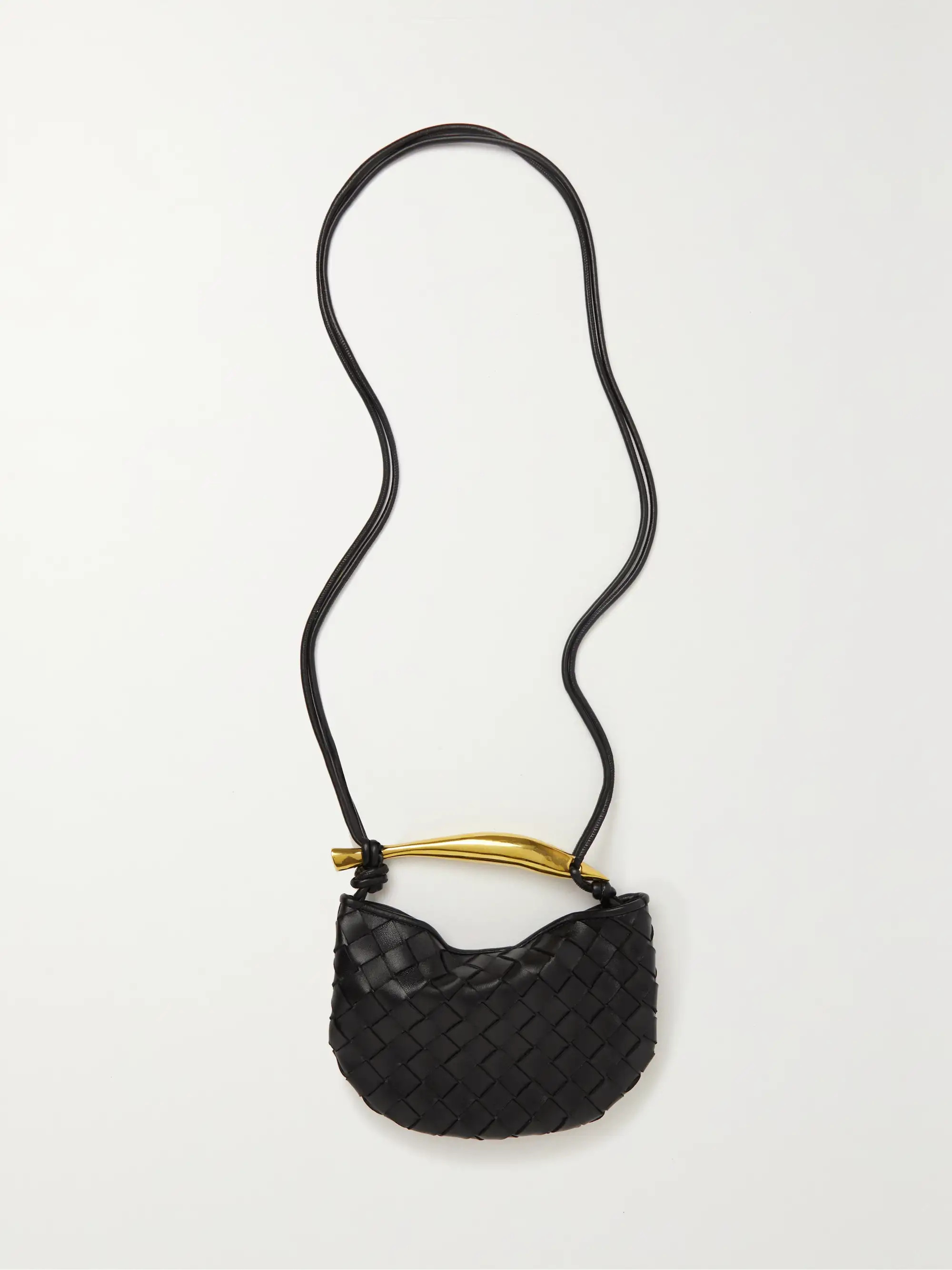 Sardine mini embellished intrecciato leather shoulder bag | NET-A-PORTER (US)