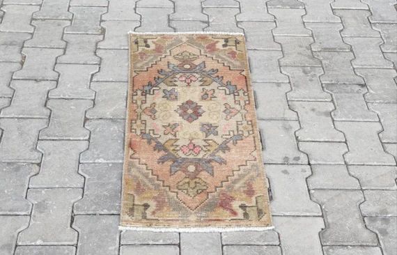 Small Oushak Rug Mini Turkish Vintage Rug Anatolian Kilim | Etsy | Etsy (US)