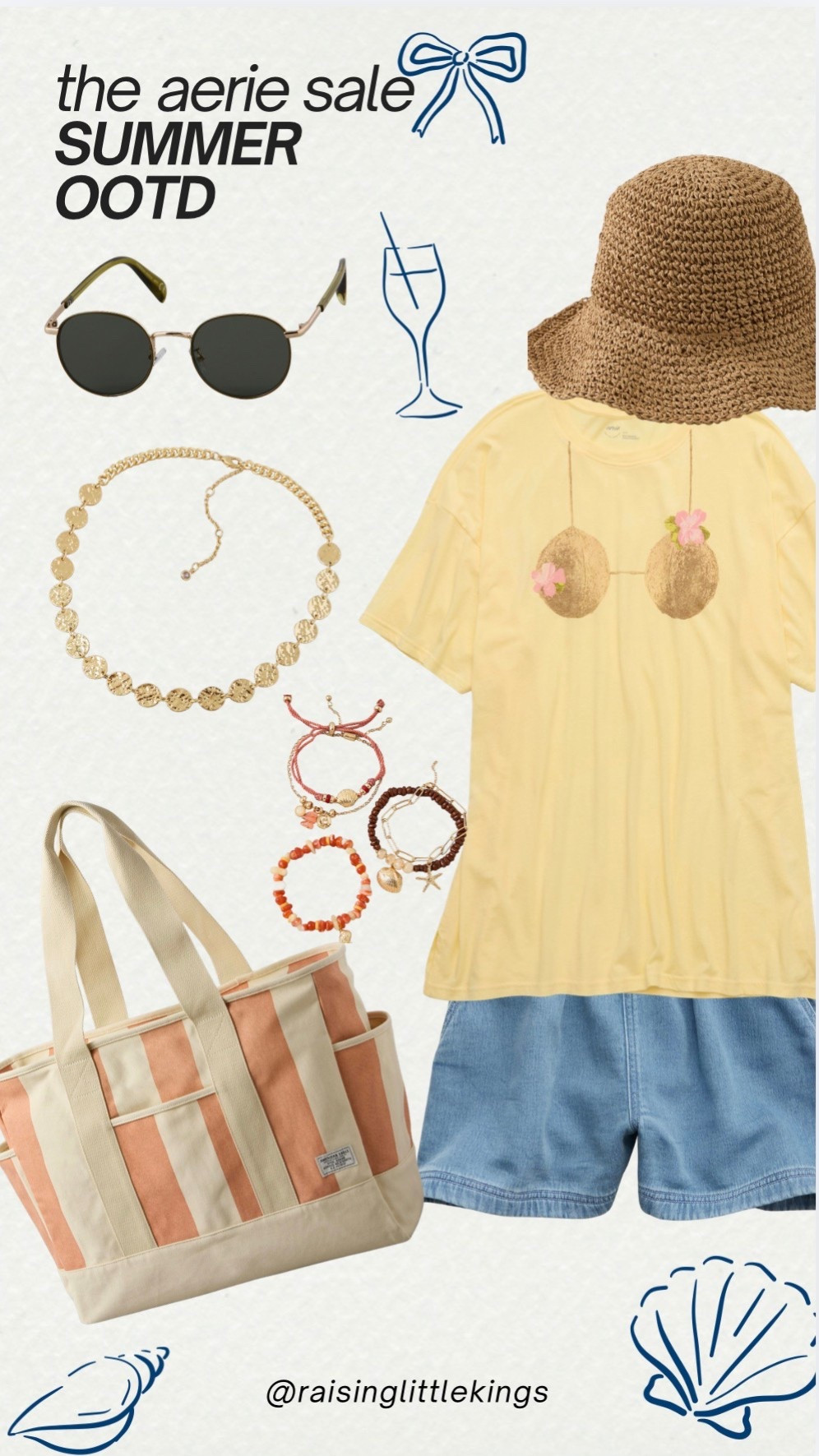 A fun beach look from the @Aerie sale! I’m obsessed with these beach graphic tees!

#LTKootd #LTKmomlife #LTKxAerie