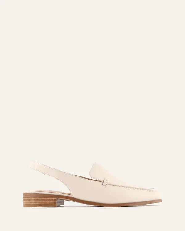 RANA CASUAL FLATS OFF WHITE LEATHER | Jo Mercer (AU)