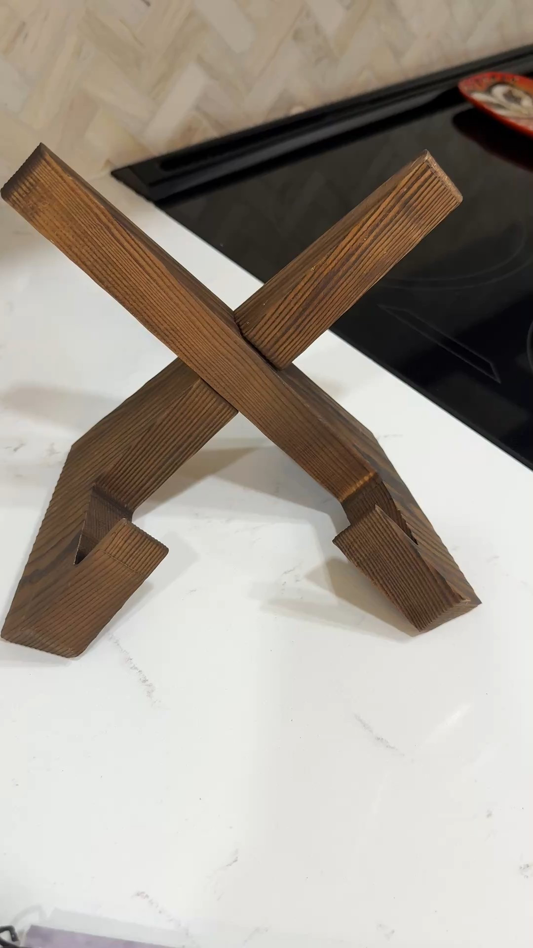 I love the simplicity of this cookbook holder. It also stores flat  

#LTKFindsUnder50 #LTKHome #LTKStyleTip