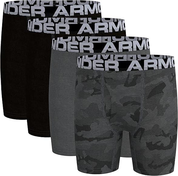 Under Armour boys Charged Stretch Boxer Jock, Lightweight & Smooth Stretch Fit | Amazon (US)