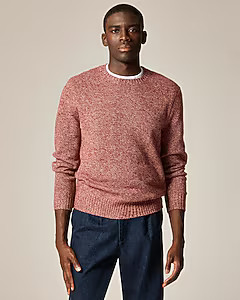 Rugged merino wool-blend marled sweater | J. Crew US