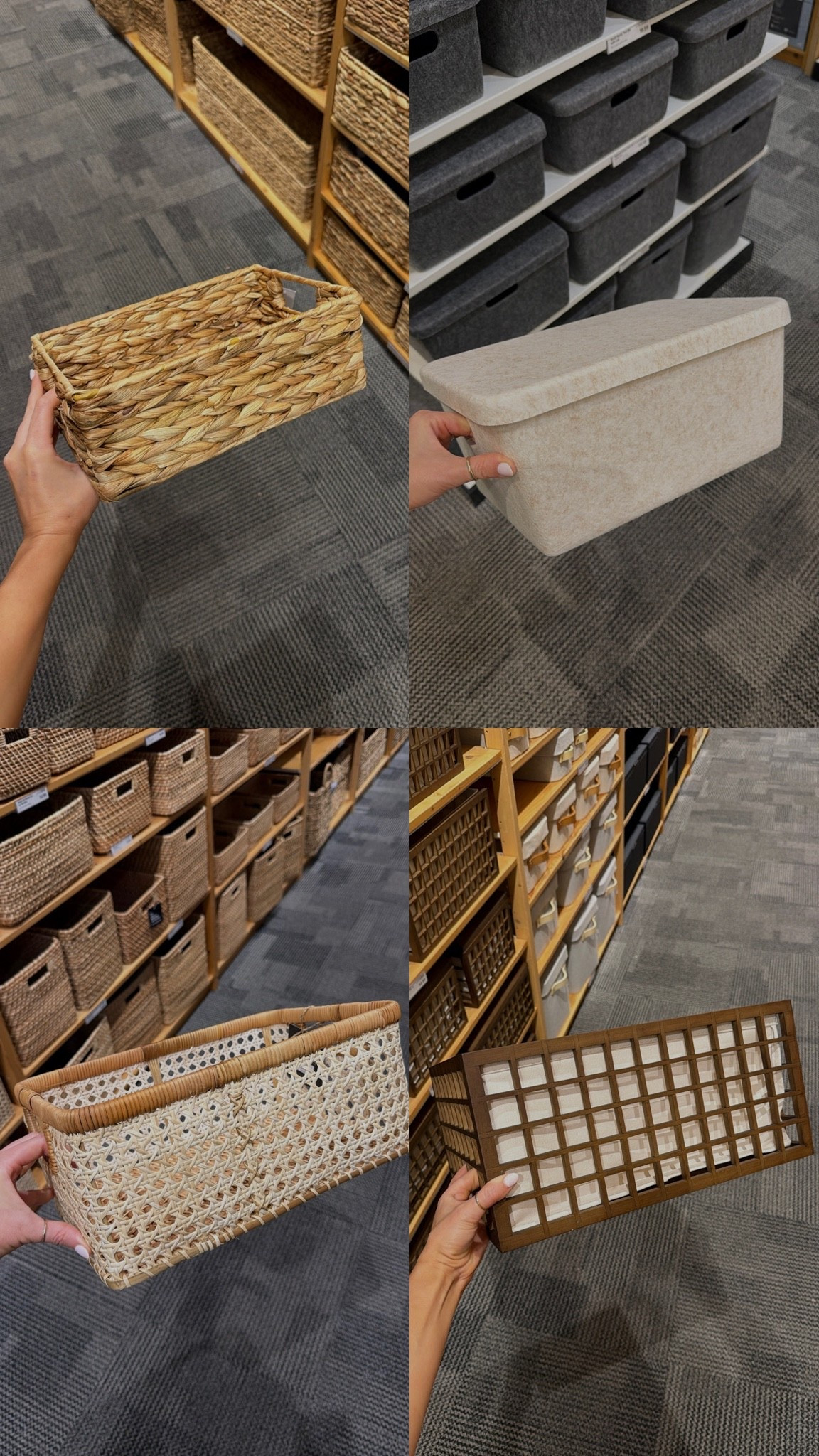 #ad SO many goodies at @The Container Store + Bed Bath & Beyond first co-branded location in Fort Worth!! All of the storage, organization and home things you could possibly think of but the storage baskets were my fave  - linking some of the ones I snagged for around the house!