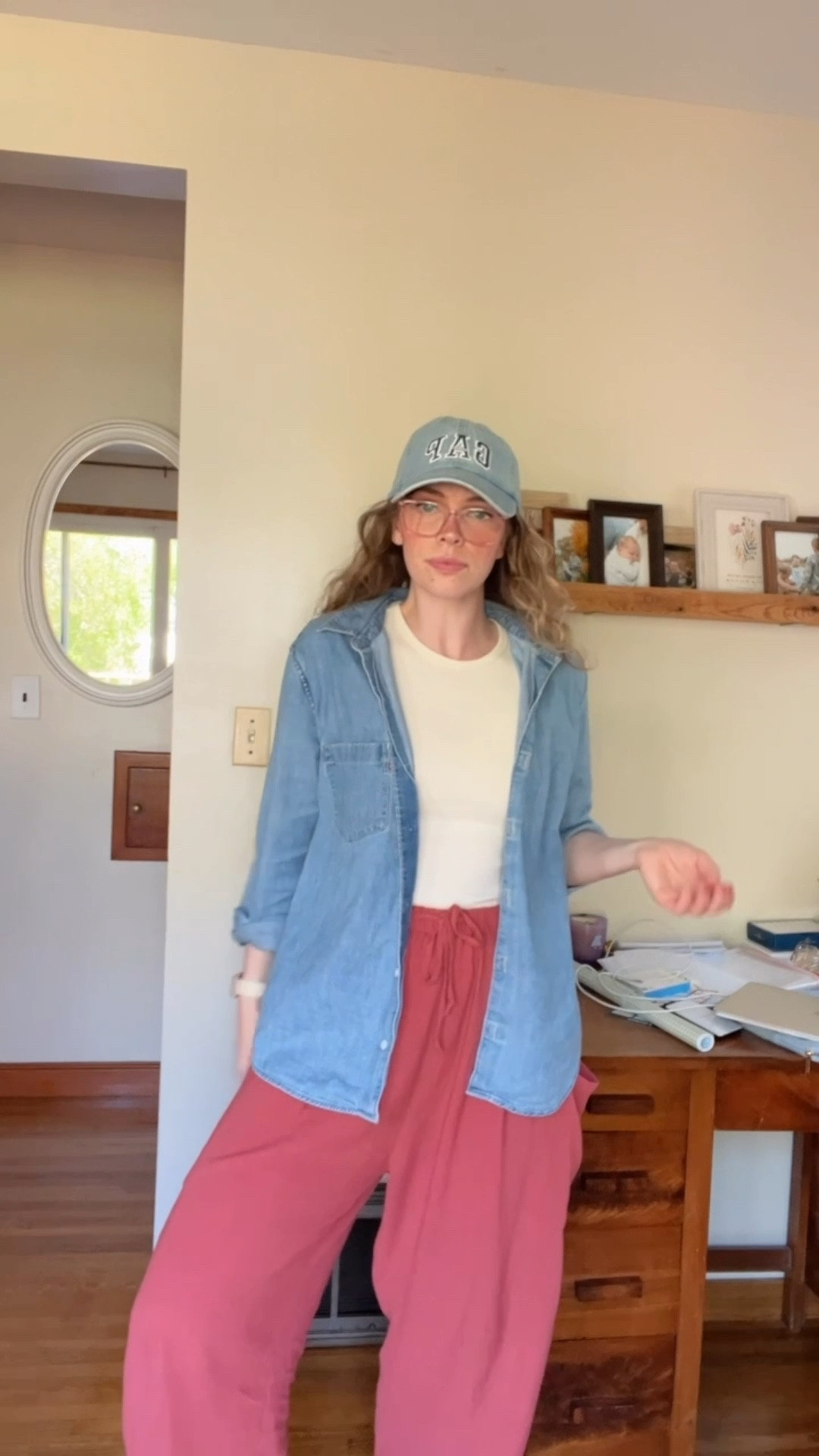 Casual outfit at home 🥰 definitely got too hot to wear at the end of the day though! 