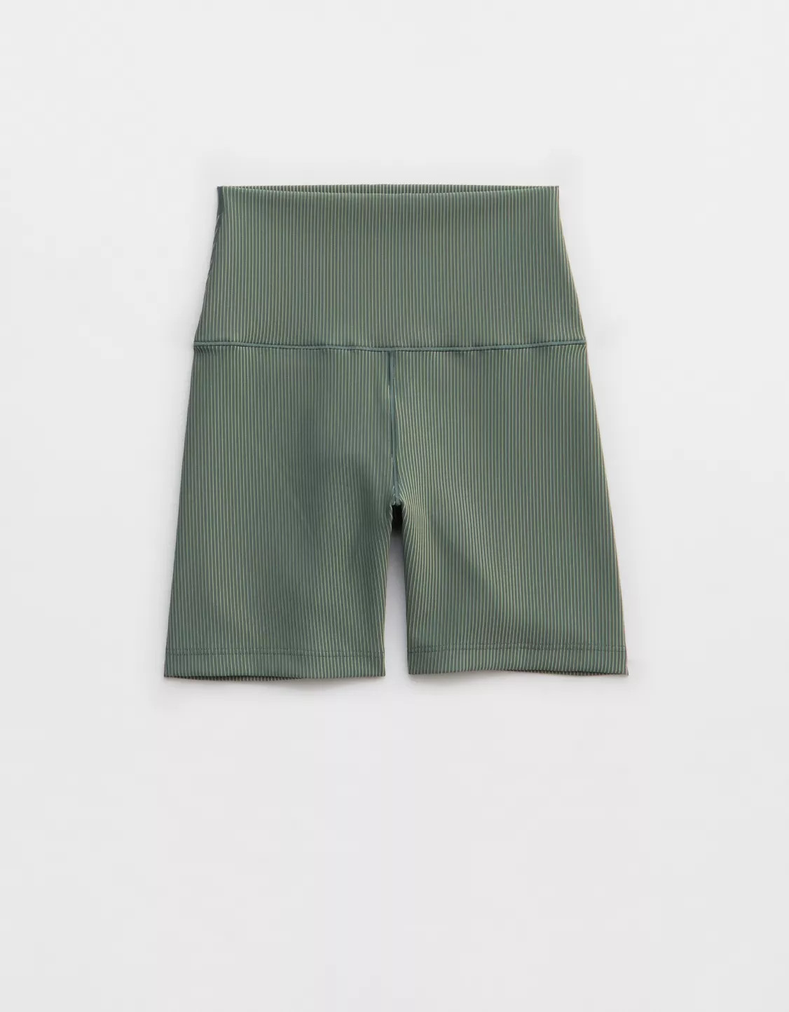 OFFLINE By Aerie Stripe Rib High Waisted 5" Bike Short | Aerie