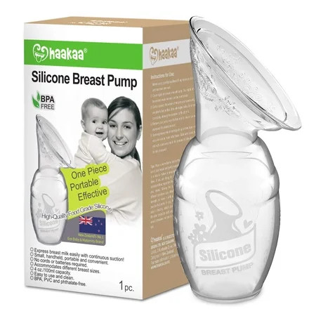 Haakaa Manual Breast Pump 4oz/100ml, New Style | Walmart (US)