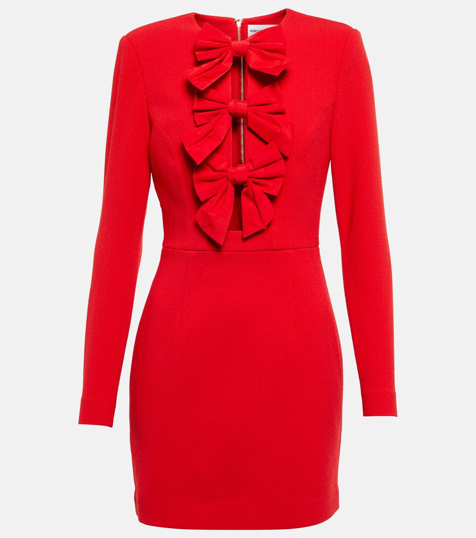 Scarlett bow-detail minidress | Mytheresa (US/CA)