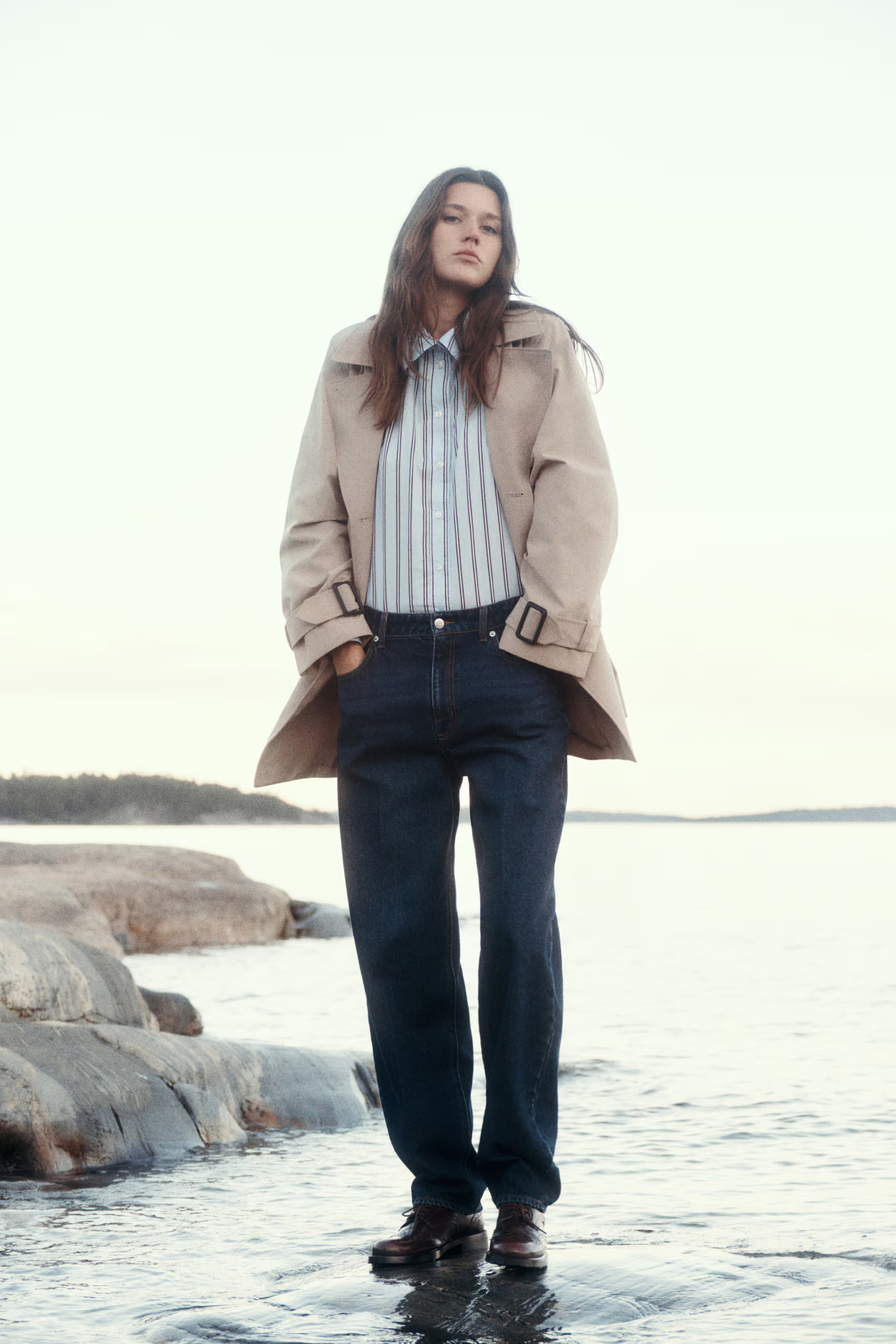 Crease-leg tapered jeans | H&M (UK, MY, IN, SG, PH, TW, HK)