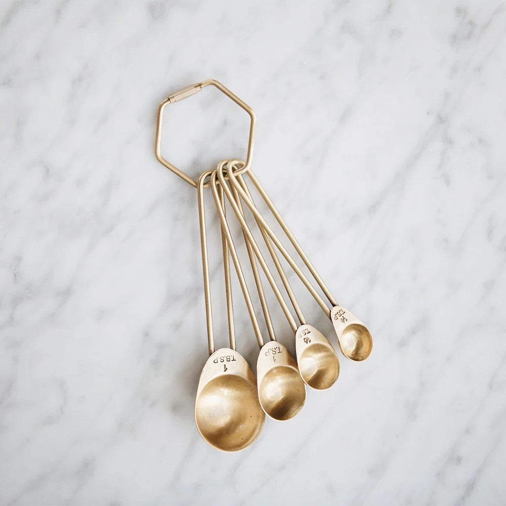 Brass Measuring Spoons | Roan Iris